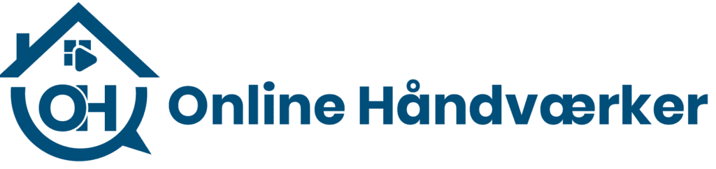 OnlineHåndværker logo i blå