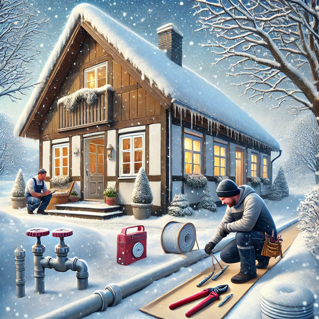 En der sikre sit hus mod frostsprængning